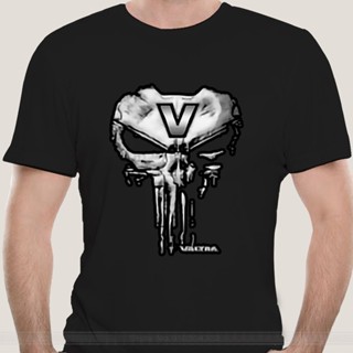 bbแฟชั่น เสื้อยืดแขนสั้นลําลอง ผ้าฝ้าย 100% พิมพ์ลาย Valtra Tractor Skull So Cool Us แฟชั่นสําหรับผู้ชาย และคู่รักbb