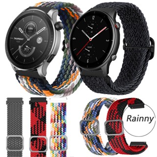 สายนาฬิกาข้อมือไนล่อน แบบนิ่ม สําหรับ Huami Amazfit GTR 4 GTR4 สาย Amazfit GTR 3 Pro GTR3 สาย nylon strap For Amazfit GTR 2 2E GTR2 สายนาฬิก Amazfit GTR 47mm 42mm อุปกรณ์เสริมสมาร์ทวอทช์