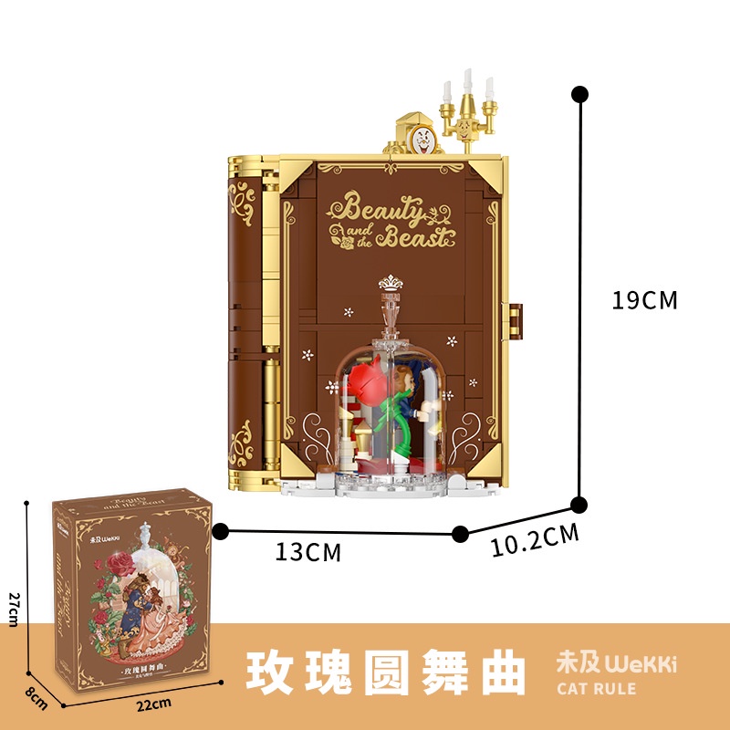 [สินค้าใหม่ ข้อเสนอพิเศษ จํากัดเวลา] บล็อกตัวต่อหนังสือ รูปเมืองเทพนิยาย สามมิติ DIY ของเล่น สําหรับเด็กผู้หญิง ราคา ถูกที่สุด ดีลบีเคเค แกลเลอรีภาพที่ 9