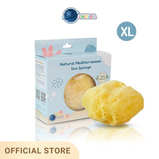 Chitida Natural Mediterranean Sea Sponge  ฟองน้ำธรรมชาติ 100% ชนิด Fine Silk สำหรับอาบน้ำ ขนาด XL