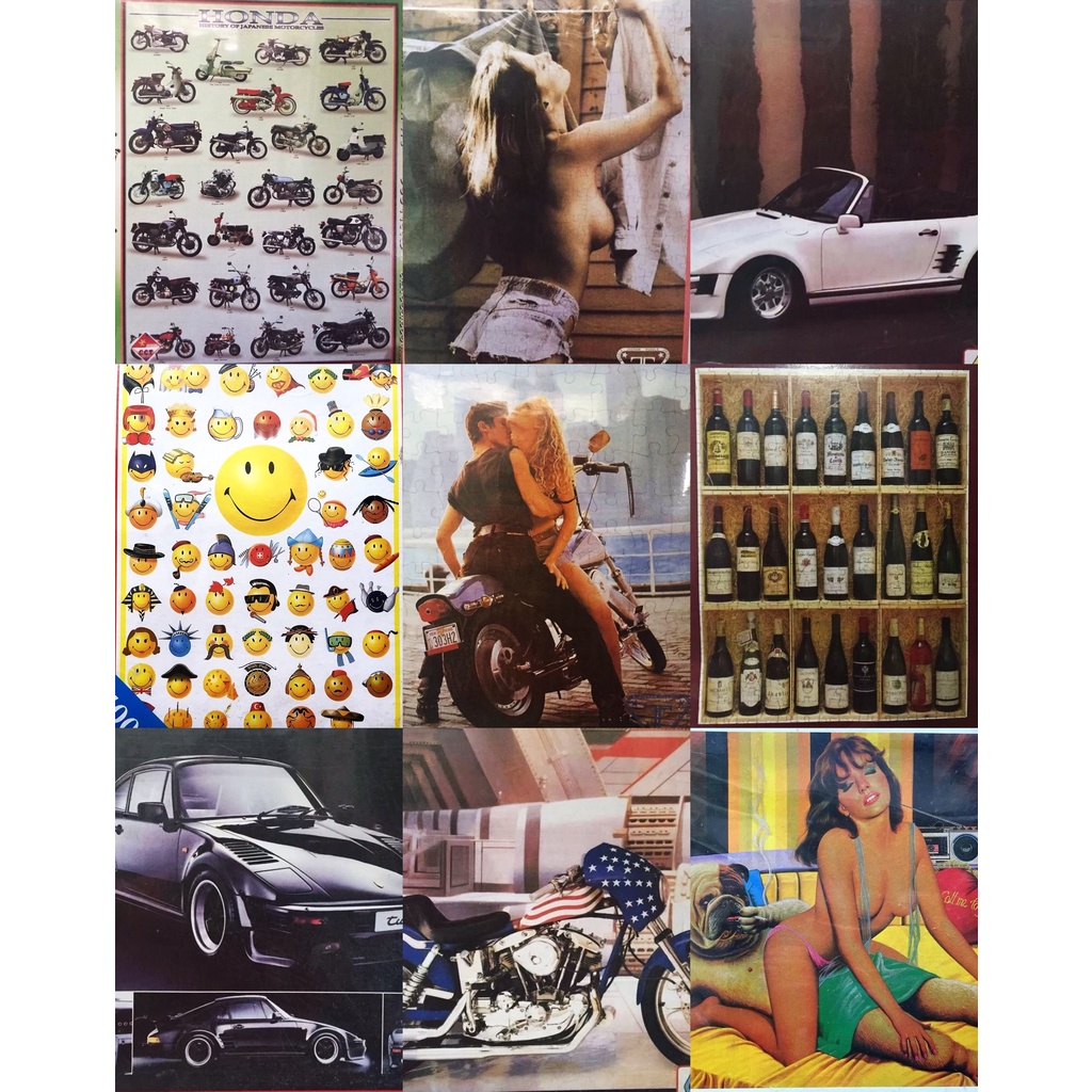 จิ๊กซอว์ Jigsaw Puzzle รถวินเทจ โบราณ เก่า ของสะสม 500ชิ้น ของเล่นเด็ก DIY เกมราคาถูก พร้อมส่ง