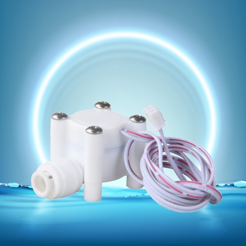SPT* Water Flow Switch Control Flowmeter 1 4 Quick Plug Plastics Flow Sensor Turbine Flowmeter Count