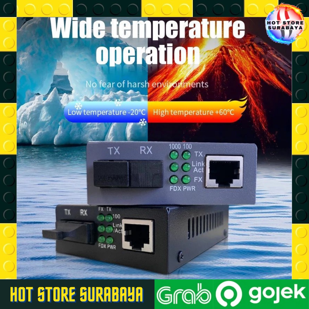 Htb-3100a/b 100Mbps RJ45 ออปติคอลแปลงไฟเบอร์ออปติก 10 กก. คุณภาพพรีเมี่ยม