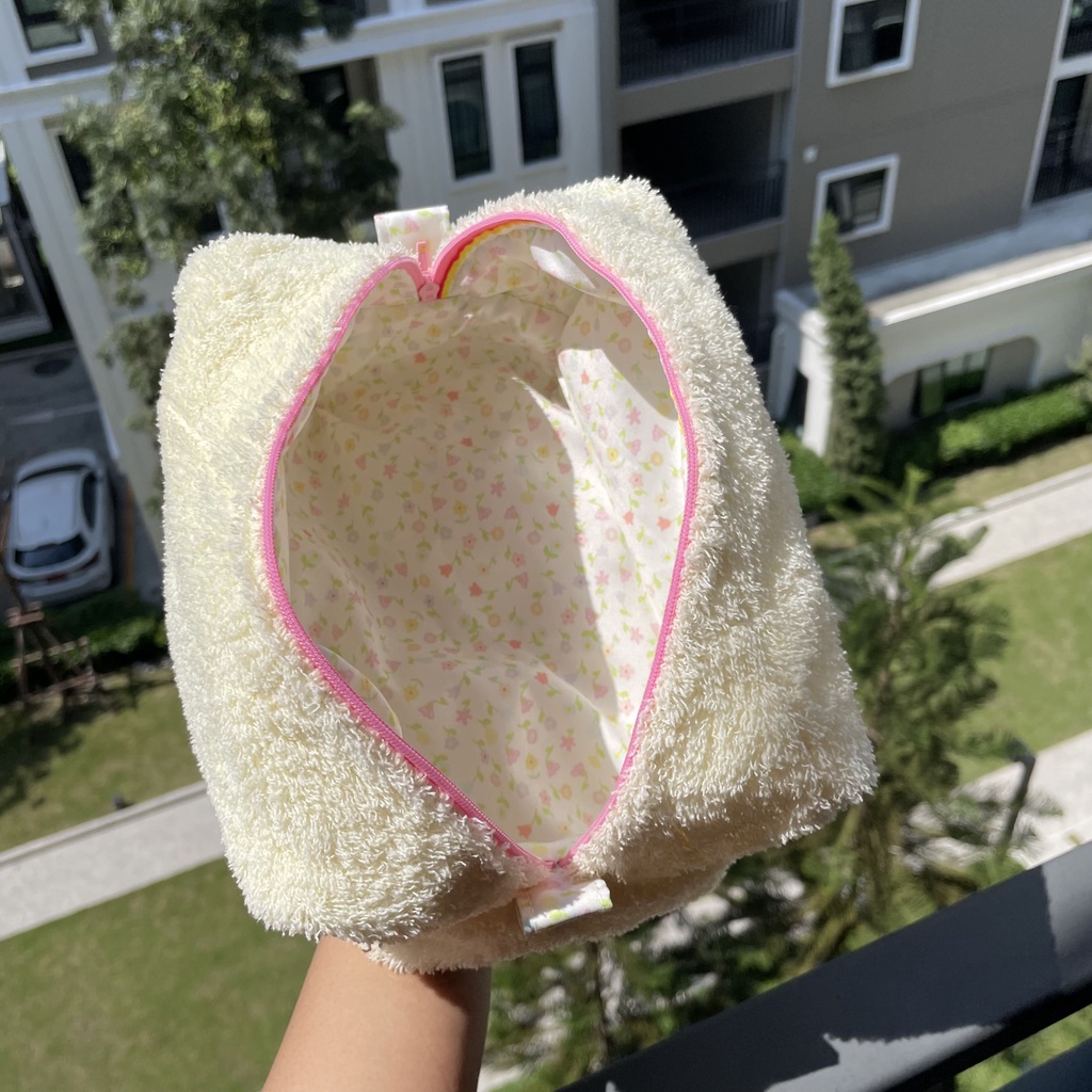 fluffy pouch bag 35 – miss.girls กระเป๋าเครื่องสำอาง กระเป๋าใส่ของจุกจิก ราคา ถูกที่สุด ดีลบีเคเค แกลเลอรีภาพที่ 7