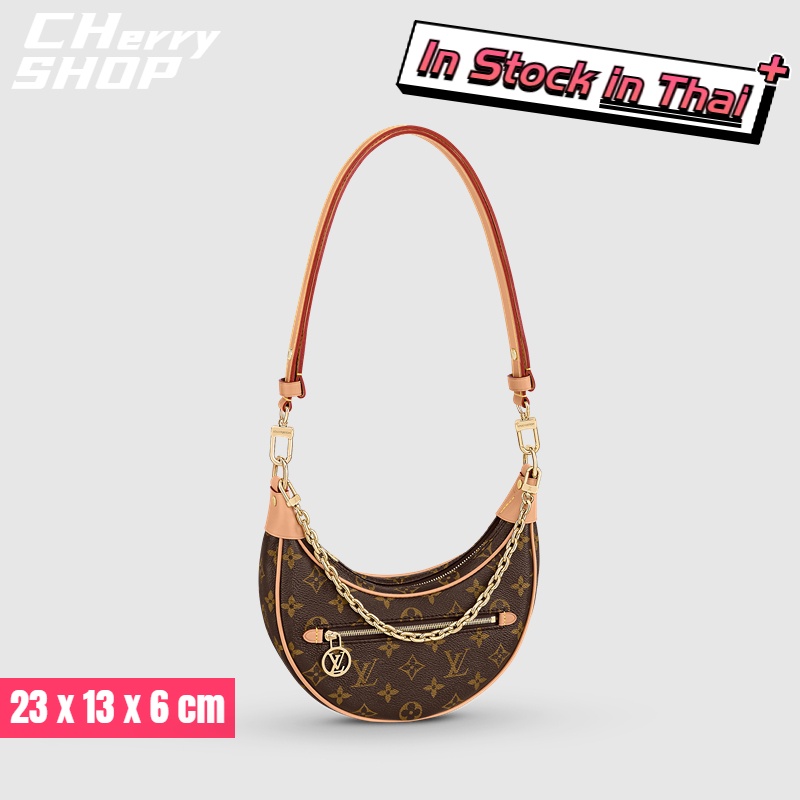 In stockHot หลุยส์วิตตอง แท้Louis Vuitton LOOP handbagผู้หญิงกระเป๋า