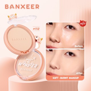 【Limited Stock】BANXEER แป้งพัฟ【เมคอัพเซตติ้ง/ควบคุมความมัน/ปกปิดรูขุมขน】Pressed Powder 10g