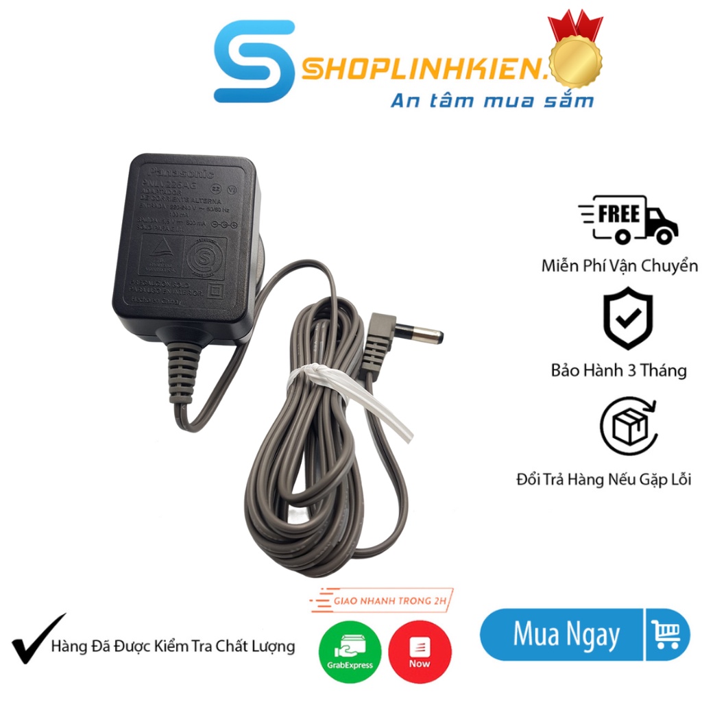 PANASONIC 5.5V 500mA Power Adapter ใช้สําหรับ 5.5V500mA โทรศัพท์ตั้งโต๊ะ PNLV226AG PNLV226BX