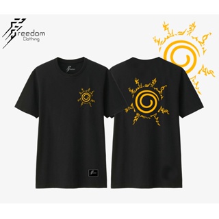 เสื้อยืด - เสื้อยืดสําหรับผู้ชาย☁เสื้อแอลเออะนิเมะ - นารูโตะ - Naruto Seal - เสื้อยืด freedomco สํา