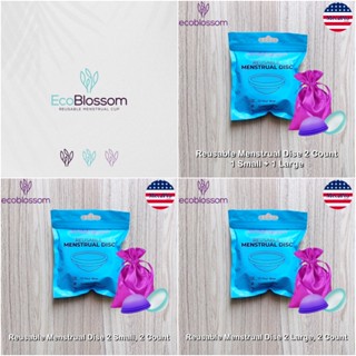 [EcoBlossom] Reusable Menstrual Disc 2 Count ถ้วยอนามัย ถ้วยรองรับประจำเดือน