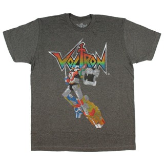 เสื้อยืดลําลอง แขนสั้น พิมพ์ลายกราฟฟิค Voltron Distressed สไตล์วินเทจ สําหรับผู้ชาย ไซซ์ XS-6XLS-5XL