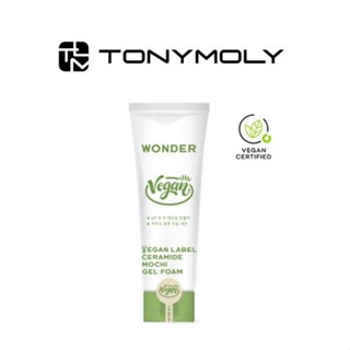 [TONYMOLY] Wonder Vegan Label Ceramide Mochi Gel Foam 180g  โฟมล้างหน้า  สินค้าเกาหลีแท้ๆส่งตรงจากเกาหลี