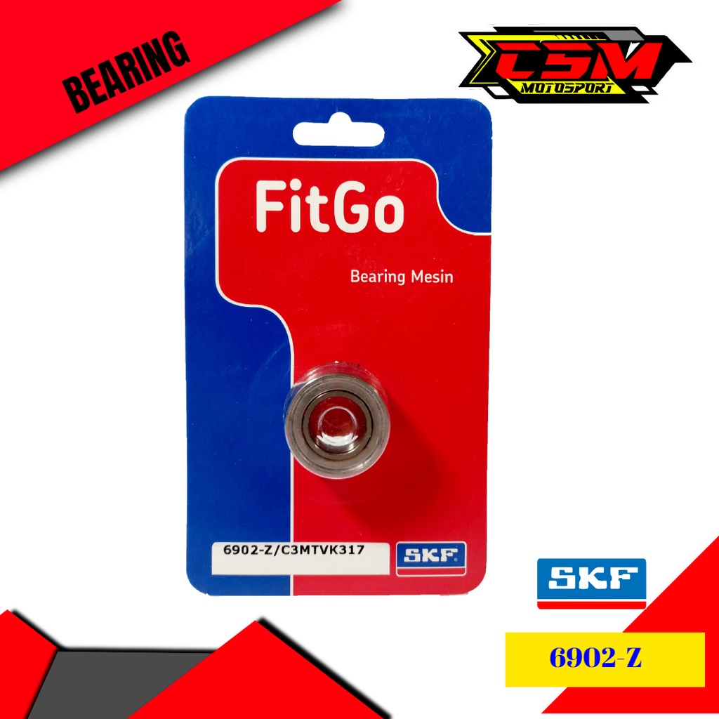 BEARING BERING 6902 C3MTVK317 FITGO BERING ORIGINAL ของแท้ LAHER คุณภาพสูง SKF