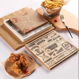 กระดาษรองอบขนม 100แผ่น/ชุด bakingpaper รองอาหาร เบเกอรี่ และห่ออาหาร food grade