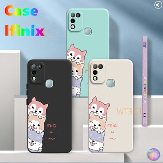 เคส Infinix Hot 10 Play Hot 11 Play Hot 10s Hot 10T Hot 10i Hot 11 Hot 11s Hot 12 Hot 12i โทรศัพท์มือถือ แบบนิ่ม ลายสัตว์เลี้ยงน่ารัก สําหรับ (3GG)