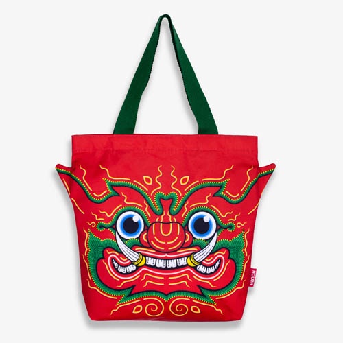 Ramakien Tote Bag - Tapanasoon (กระเป๋าถือรามเกียรติ์ ทัพนาสูร)
