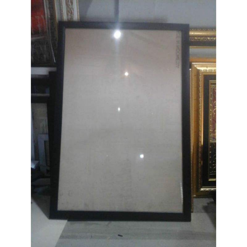 กรอบ A1 60x80 มีกระจก กรอบกว้าง 2cm