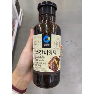 ซอสหมักเนื้อเกาหลี คาลบิ ตราชองจองวอน 500 G. Beef Galbi Marinade ( Chung Jung One Brand ) บีพ คาลบิ มาริเนด