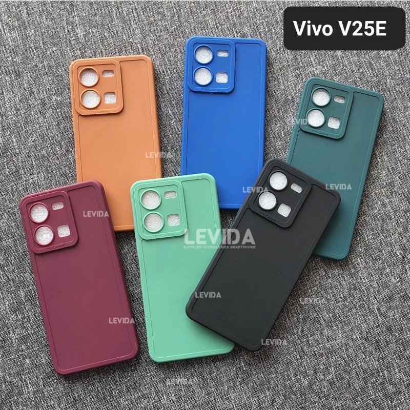 SoftCase Pro Camera Silicon Matte Case Vivo V25 Pro Vivo V25E Vivo V25 5G CPRO