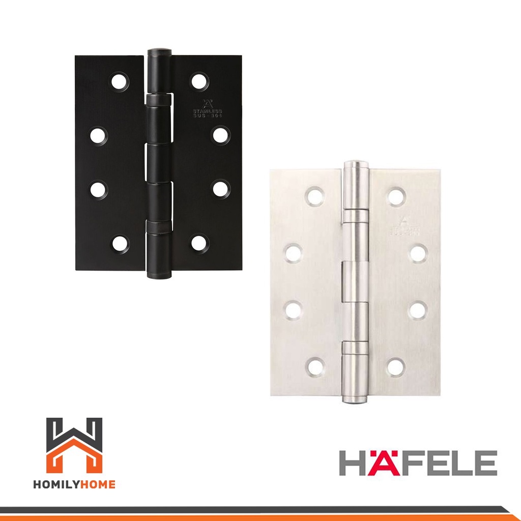 HAFELE บานพับสแตนเลส 3ชิ้น 489.04.001 489.04.018 2ชิ้น 489.04.000 บานพับเหล็ก 489.04.004