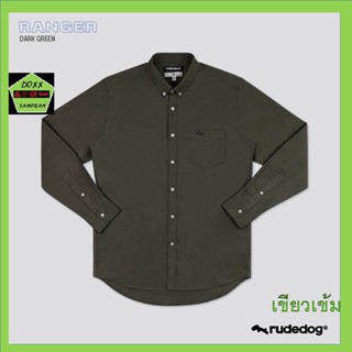 Rudedog เสื้อเชิ้ตชาย แบบมีกระเป๋า รุ่น Ranger สีเขียวเข้ม