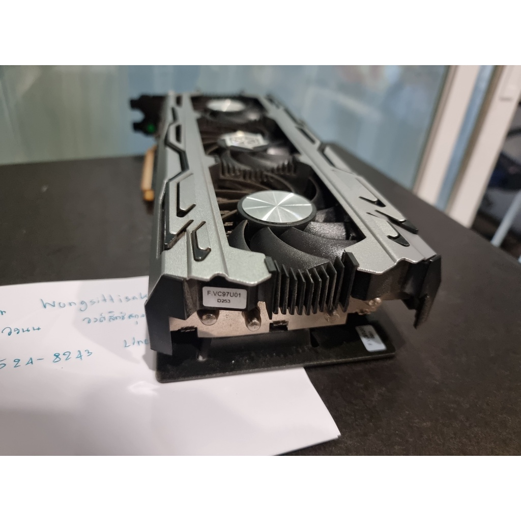 Ichill x3 GTX 1080 3 ใบพัด Cool เล่นเกมลื่นๆ เทส Furmark ผ่าน มีกล่อง