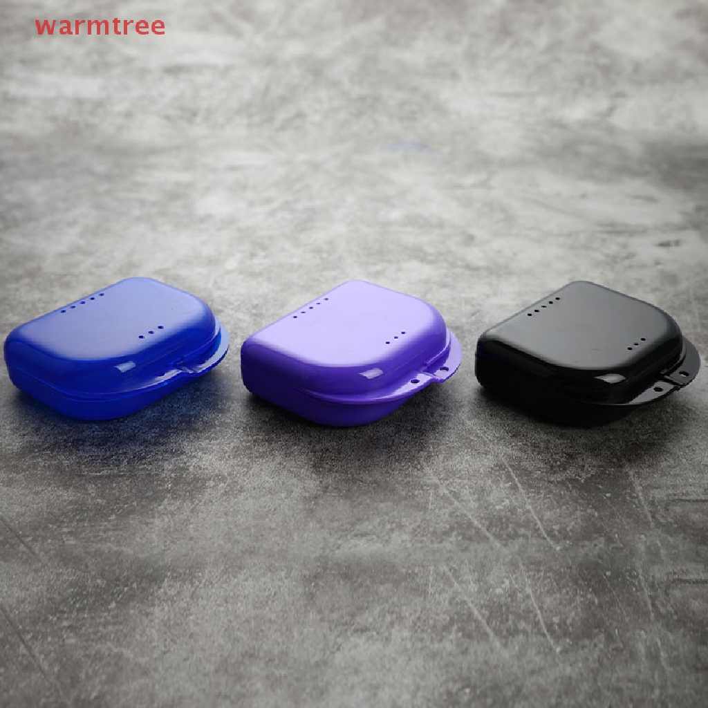 (warmtree) กล่องรีเทนเนอร์ สําหรับเก็บฟันปลอม