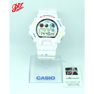 Casio G Shock นาฬิกาข้อมือผู้ชาย สายเรซิ่น รุ่น DW-6900MT-7JR (White)