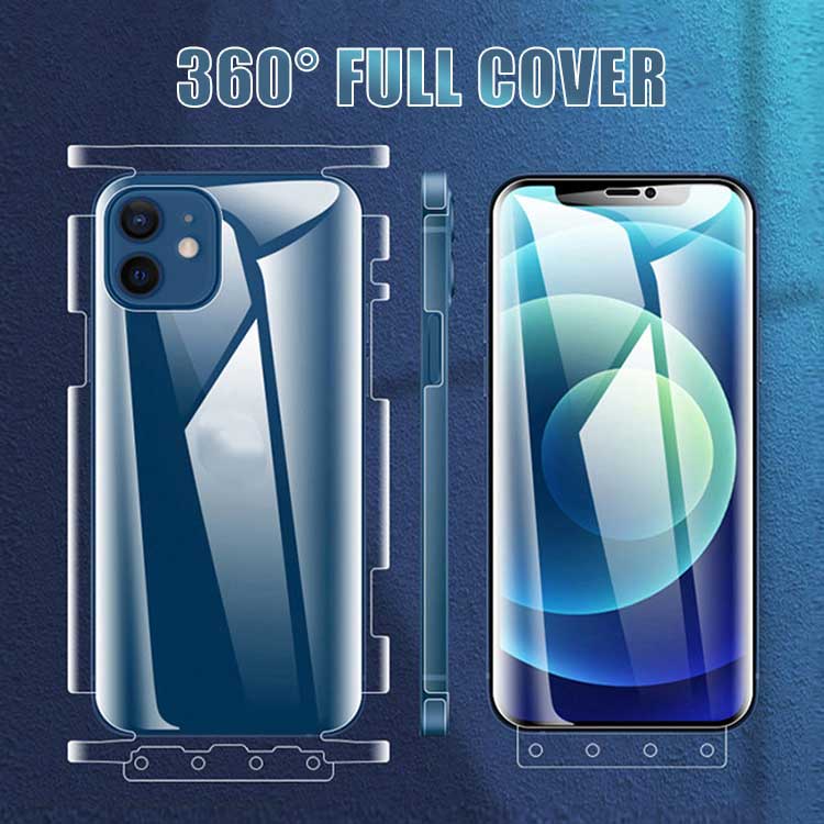Huawei Nova 5T 7 Se P20 Lite P40 Pro P30 ครอบคลุมเต็มรูปแบบ ขอบ + ด้านหลัง + ตัวป้องกันหน้าจอด้านหน้า ฟิล์มไฮโดรเจลใส