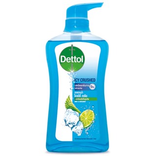 SuperSale63 เจลอาบน้ำ 450ML เดทตอล Dettol ครีมอาบน้ำ ระงับแบคทีเรีย เป็นหนึ่งด้านความสะอาด ไอซ์ซี่ครัซ 450ML