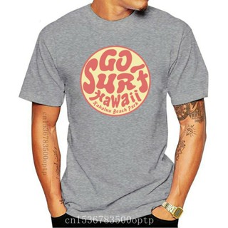 ขายดี!ขายดี เสื้อยืดลําลอง แขนสั้น พิมพ์ลาย Go Surfer Hawaii Kahaluu Beach เหมาะกับฤดูร้อน สําหรับผู้ชาย PFopmg21PBdbnm8