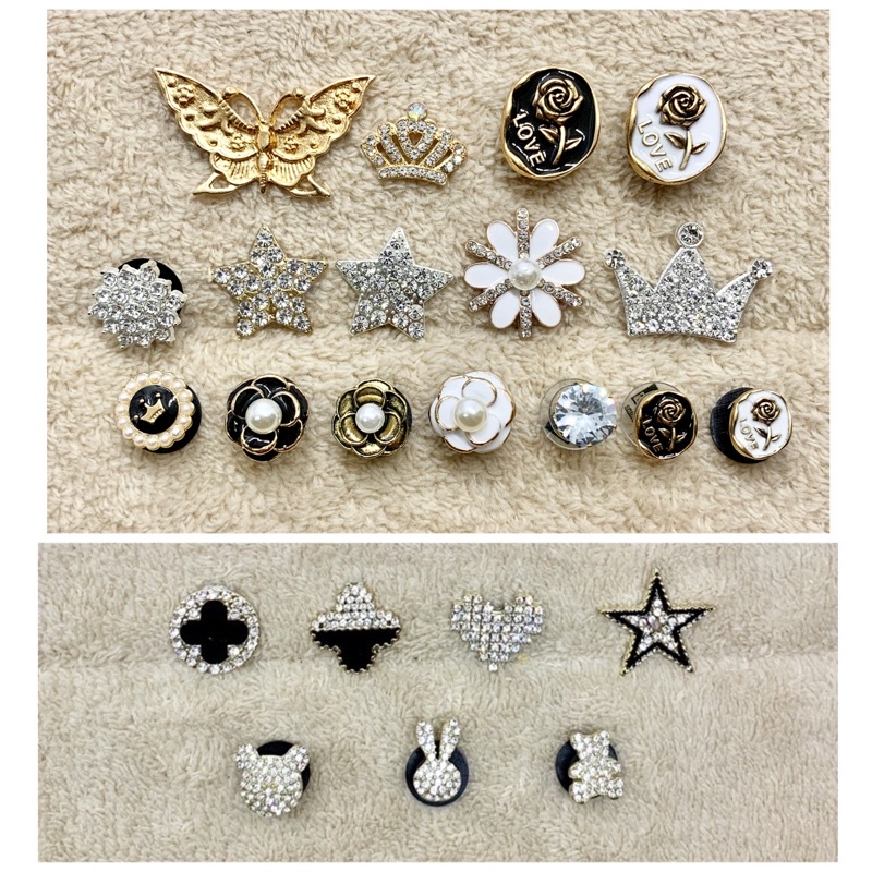 JBD 💎ตัวติดรองเท้ามีรู “เพชร เริ่ดสุด” 🌈👠shoe Charm “ Diamond HiEnd” บอกได้คำเดียวเริ่ดสุดจริงๆ