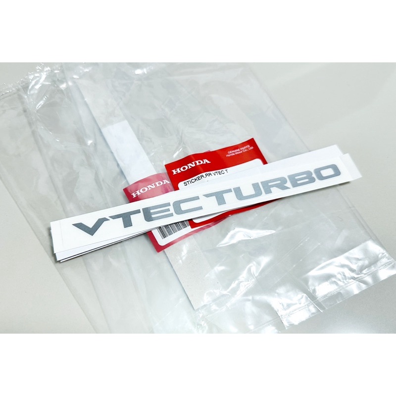 สติกเกอร์ VTEC TURBO แท้ฮอนด้า