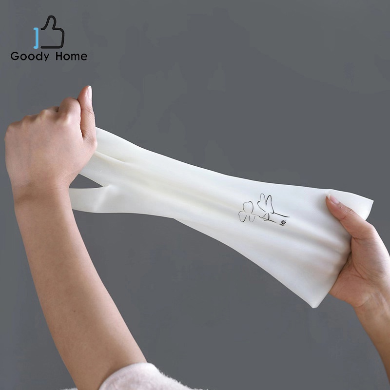 Goody Home ถุงมือยางไนไตร ใส่ทำความสะอาด ป้องกันไม่ให้ถูกสิ่งสกปรกขณะทำความสะอาดหรือยกพัสดุอุปกรณ์