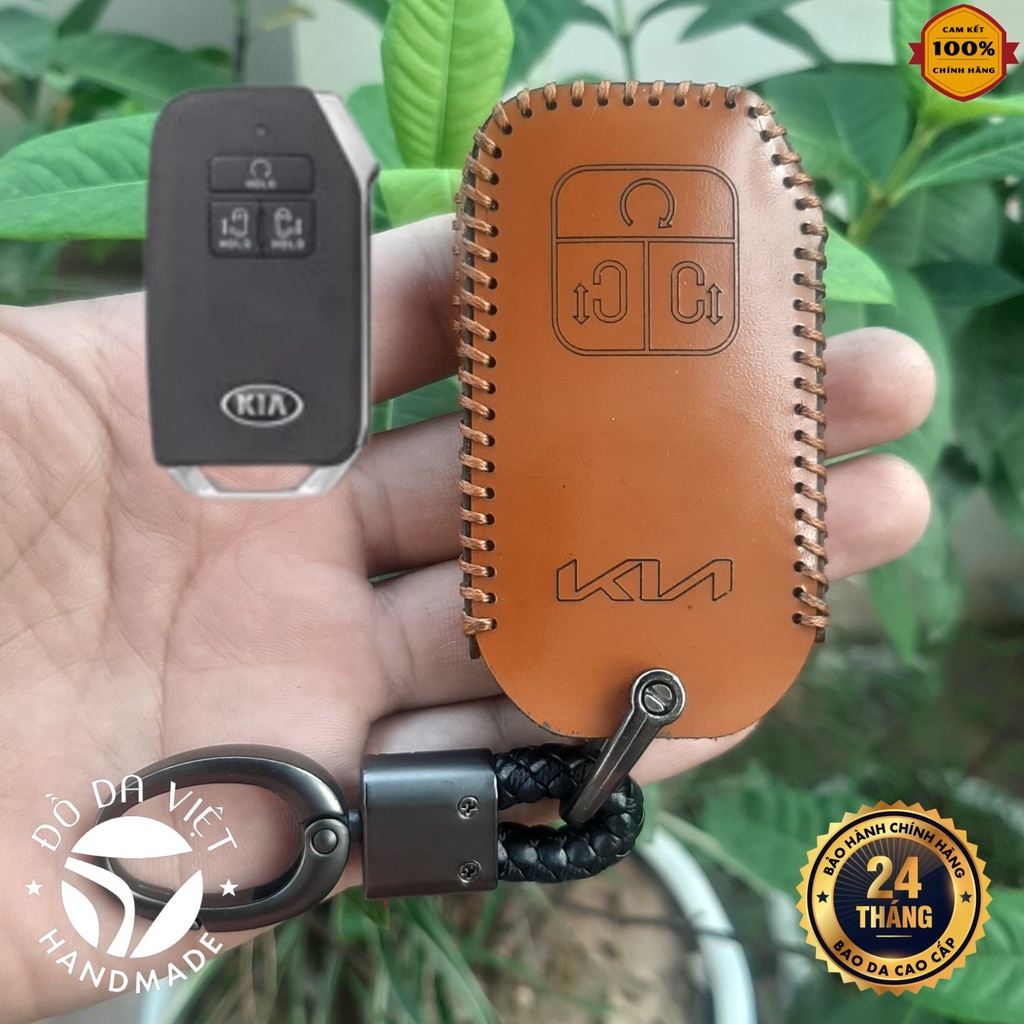 KIA Carnival 2021 เคสกุญแจหนังแท้แฮนด์เมดปี 2022