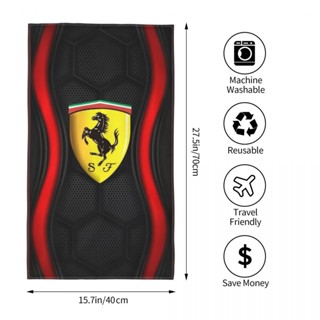 Ferrari (9) ผ้าขนหนู ทรงสี่เหลี่ยม ดูดซับน้ํา 70x40 ซม. สําหรับเล่นกีฬา ฟิตเนส โยคะ กลางแจ้ง