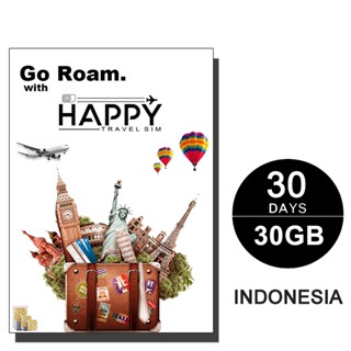 ซิมการ์ดท่องเที่ยวอินโดนีเซีย Indonesia Data Roaming sim card