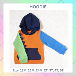 Hoodie Falls Creek Kids เสื้อหนาวคอกลมมีฮู้ด สีส้มน้ำเงิน