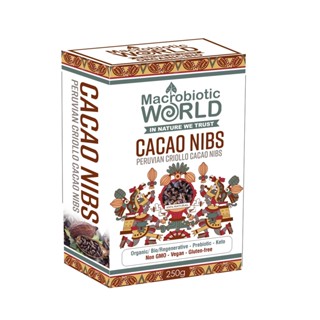 Organic/Bio Cacao Nibs Powder | คาเคานิบส์ 250g