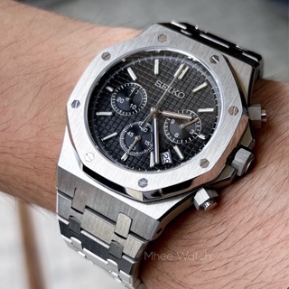 Seiko Mod ทรงAP จอChronograph ระบบQuartz Sapphire Glassเครื่อง Seiko Movement แท้ๆ