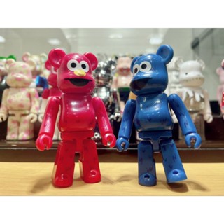 (ของแท้) คู่ Be@rbrick Series 32 Cute &amp; Secret Cute: Sesame Street Elmo &amp; Cookie Monster (Bearbrick)