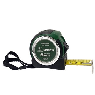 WYNN'S ตลับเมตร 5 เมตร (หุ้มยาง) รุ่น W5025