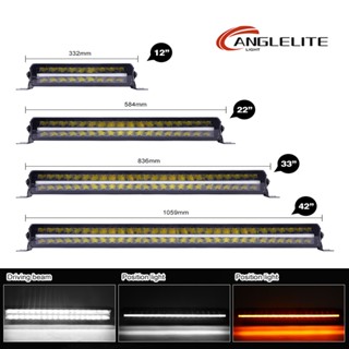 Offroad Light Bar 33&amp;#39;&amp;#39;42&amp;#39;&amp;#39; inch Combo Led Work Driving Light White Amber Position Light For Tractor Boat