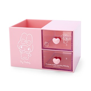 ที่วางปากกาพร้อมลิ้นชักใส่ของ Plastic Chest with Pen Stand ลาย My Melody mm / My Melody / MyMelody