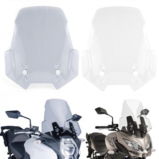 Ljbkoall กระจกกันลมรถจักรยานยนต์ สําหรับ Kawasaki Versys 650 1000 2015-2019 Versys 1000 2012-2014 KLE650 2018