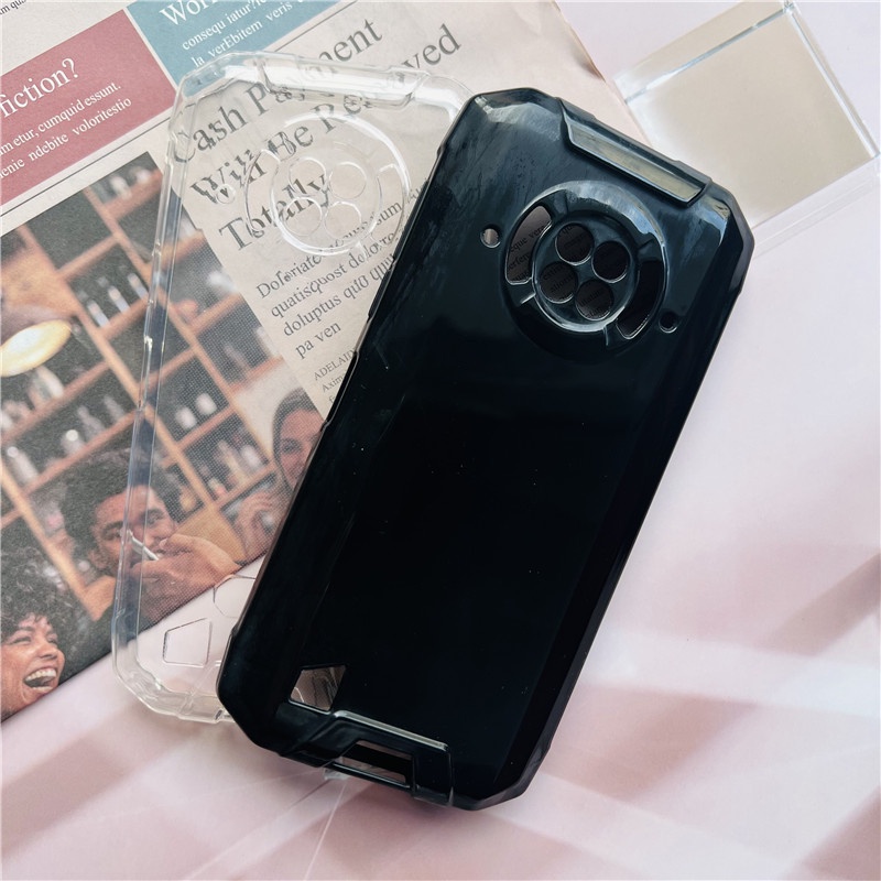 Doogee S97 S97 Pro S98 S98 Pro กรณีฝาครอบโทรศัพท์เปลือกซิลิโคนอ่อนนุ่มแขนป้องกัน
