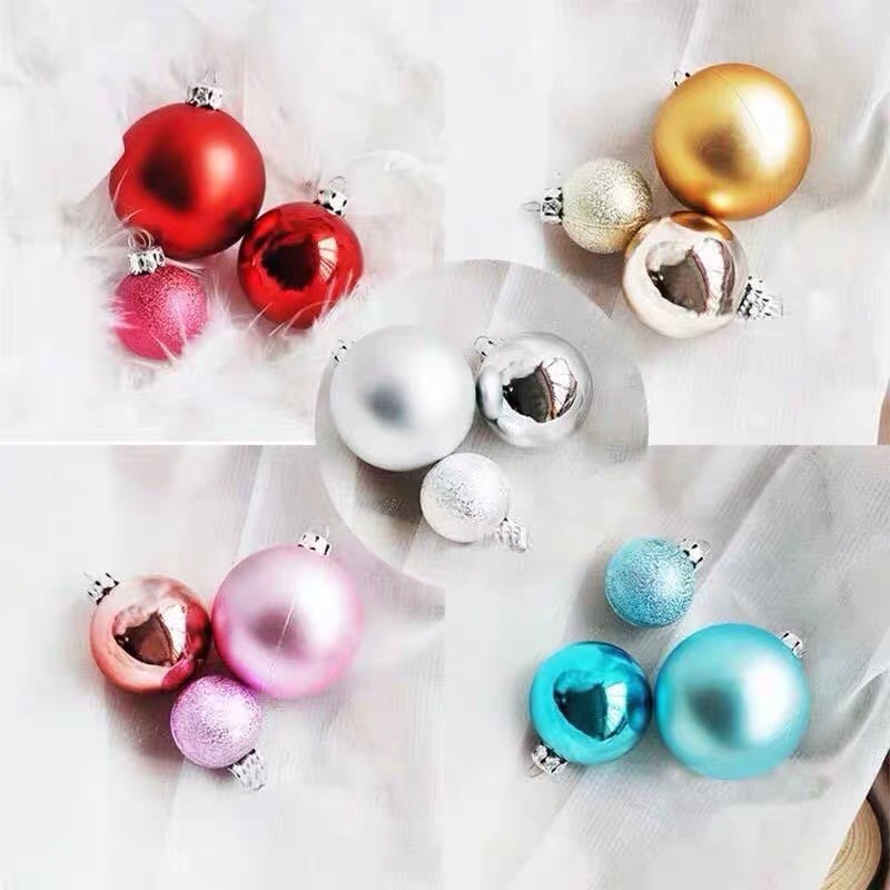 [จุด] 3ชิ้น/เซ็ตสุขสันต์วันเกิดที่ต้องการบอลเค้กตกแต่งสีบอลชุดคริสต์มาสบอลจี้สําหรับวันเกิดวันครบรอบแต่งงานเค้ก ที บน