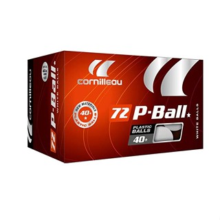 ลูกปิงปองมาตรฐาน ITTF Cornilleau P-Ball กล่อง 72 ลูก