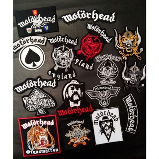 motorhead ตัวรีดติดเสื้อ อาร์มติดเสื้อ งานปัก งานdiy มี15 แบบ