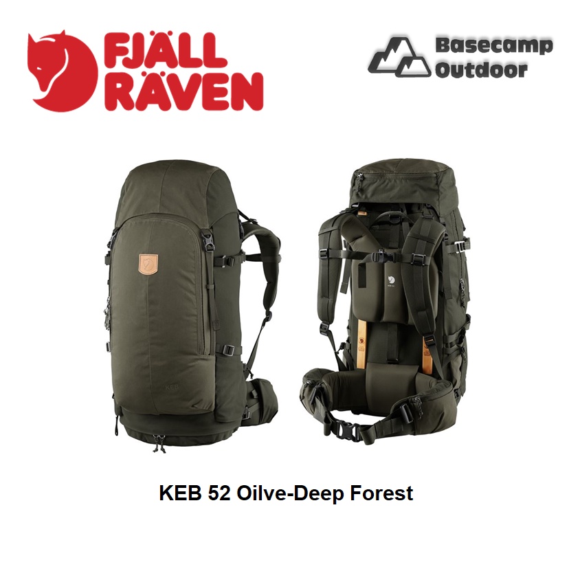 Fjallraven Keb 52 Men สี Olive Deep Forest กระเป๋าเดินป่าขนาด 52 ลิตร Basecampoutdoor Thaipick 2736