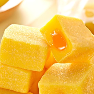 Popping Mango Fudge รสผลไม้งานแต่งงาน Candy น้ำผลไม้รสมะม่วง Soft Cake Snacks